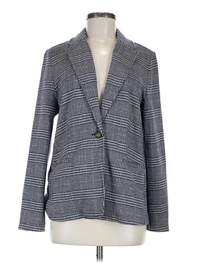 Pre-owned Lands' End Blazer Jacket In Blue