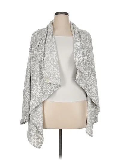 Pre-owned Lands' End Blazer Jacket In Gray