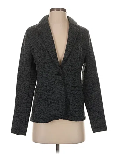 Pre-owned Lands' End Blazer Jacket In Gray