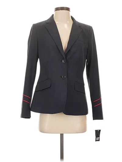 Pre-owned Lands' End Blazer Jacket In Gray