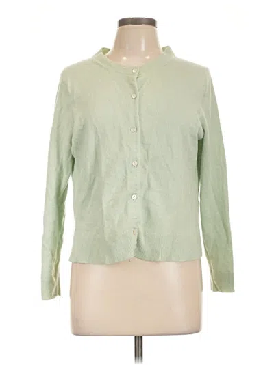 Pre-owned Lands' End Blazer Jacket In Green
