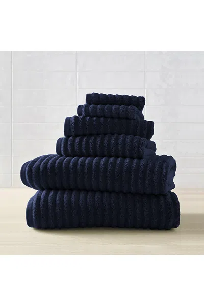 Lands' End Blue Loom Mason 6 Piece Cotton Bath Towel Set In Multi