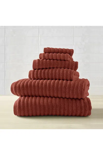 Lands' End Blue Loom Mason 6 Piece Cotton Bath Towel Set In Multi