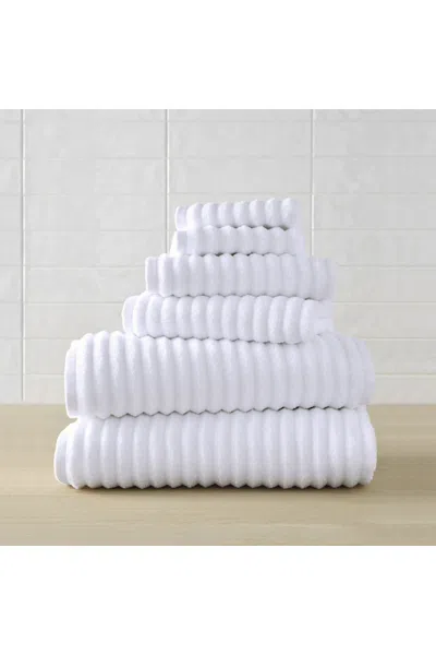 Lands' End Blue Loom Mason 6 Piece Cotton Bath Towel Set In Multi