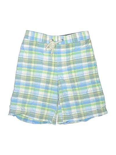 Pre-owned Lands' End Kids'  Board Shorts In Green