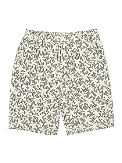 Pre-owned Lands' End Board Shorts In Ivory