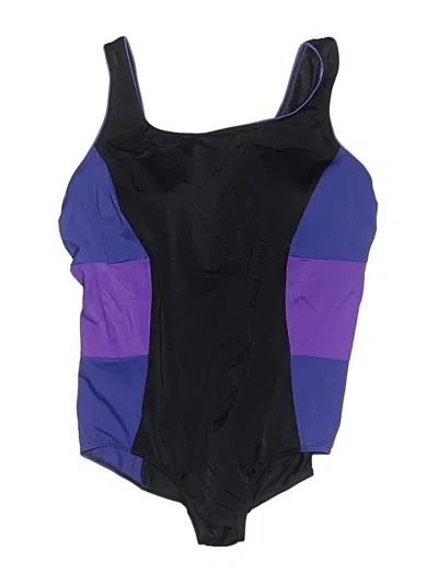 Pre-owned Lands' End Bodysuit In Purple