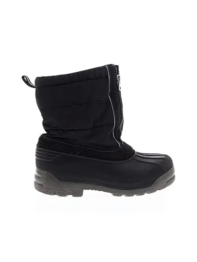 Pre-owned Lands' End Kids'  Boots In Black