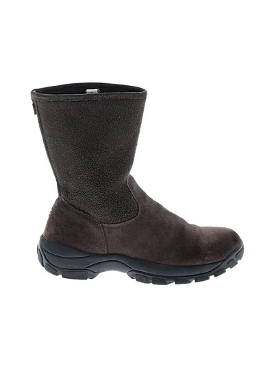 Pre-owned Lands' End Boots In Brown