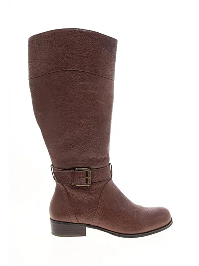 Pre-owned Lands' End Boots In Brown