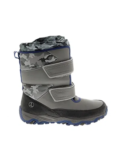 Pre-owned Lands' End Boots In Gray