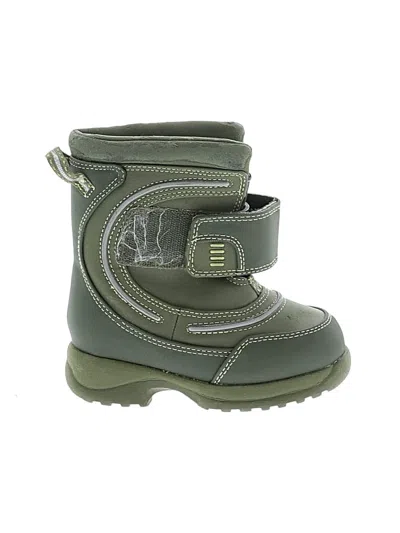 Pre-owned Lands' End Kids'  Boots In Green