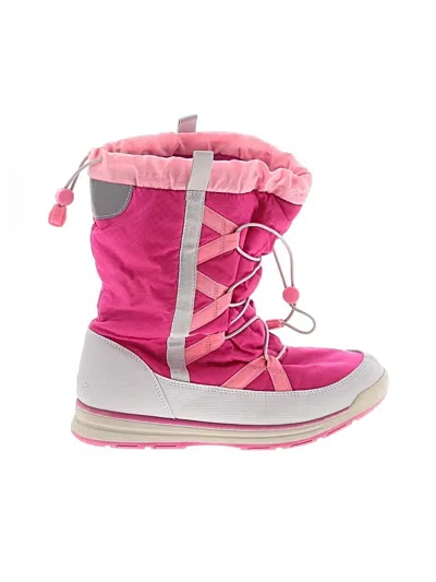 Pre-owned Lands' End Boots In Pink