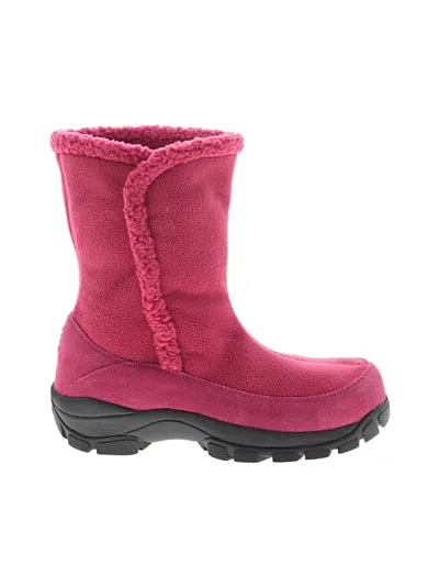 Pre-owned Lands' End Boots In Pink