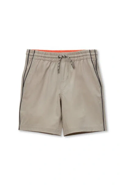Lands' End Kids'  Boys Adventure Performance Shorts In Brown