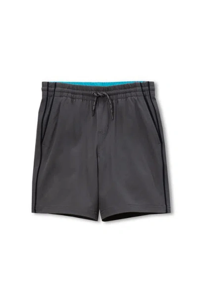 Lands' End Kids'  Boys Adventure Performance Shorts In Black