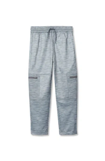 Lands' End Kids'  Boys Basic Iron Knee Fleece Jogger In Gray