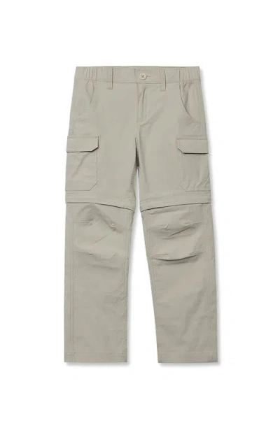Lands' End Kids'  Boys Cargo Convertible Pants In Brown
