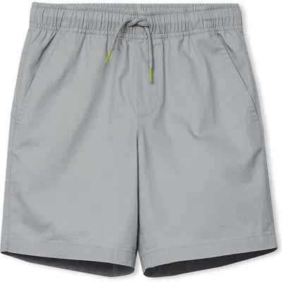 Lands' End Kids'  Boys Cotton Pull On Shorts In Gray
