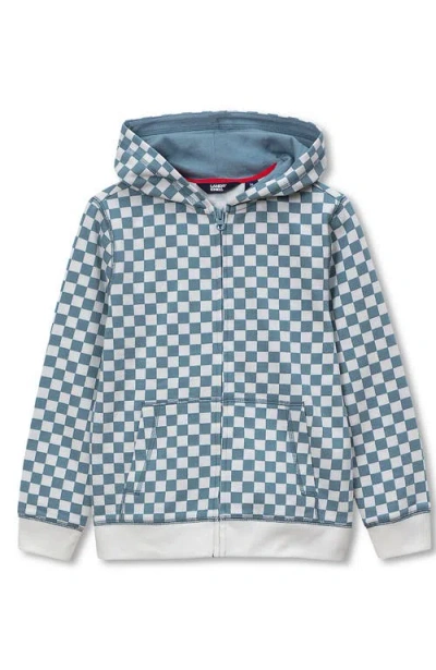 Lands' End Kids'  Boys Full Zip French Terry Hooded Sweatshirt In Multi