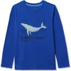 Lands' End Kids'  Boys Husky Long Sleeve Graphic Tee