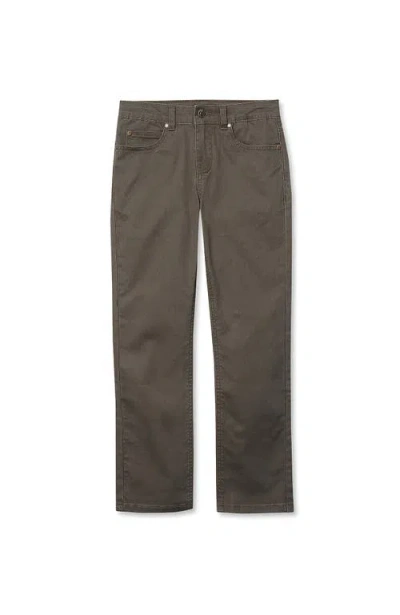 Lands' End Kids'  Boys Iron Knee Twill 5 Pocket Pants In Brown