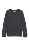 Lands' End Kids'  Boys Long Sleeve Thermal Shirt In Gray
