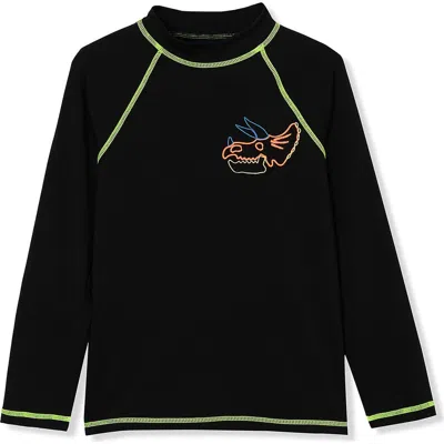 Lands' End Kids'  Boys Long Sleeve Upf 50 Sun Protection Rash Guard