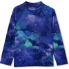 Lands' End Boys Long Sleeve Upf 50 Sun Protection Rash Guard