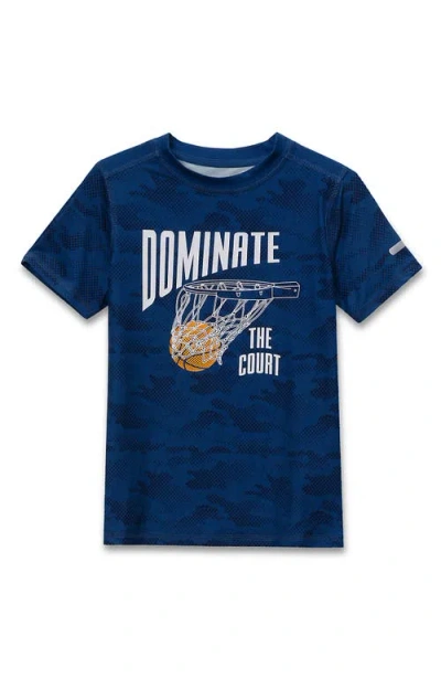 Lands' End Boys Performance Tee Shirt In Blue