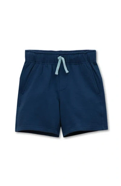 Lands' End Kids'  Boys Pull On Linen Shorts In Blue