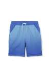 Lands' End Kids'  Boys Slim Stretch Hydroliner Swim Trunks In Blue Ombre