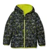 Lands' End Kids'  Boys Water Resistant Reversible Hooded Jacket In Blue