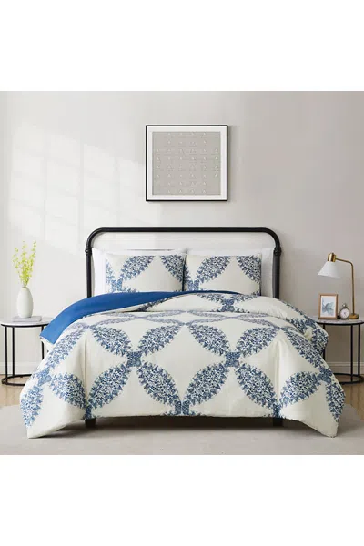 Lands' End Cannon Abigail Duvet Cover And Sham Set In Blue