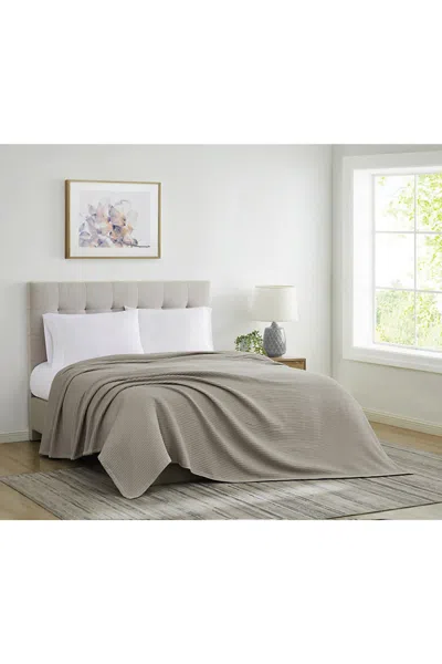 Lands' End Cannon Heritage Cotton Waffle Weave Bed Blanket In Neutral