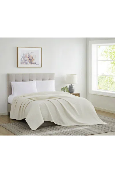 Lands' End Cannon Heritage Cotton Waffle Weave Bed Blanket In Neutral