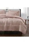 Lands' End Cannon Heritage Solid Comforter Set In Pink