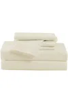 Lands' End Cannon Microfiber Solid Sheet Set In Neutral