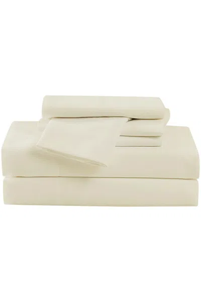 Lands' End Cannon Microfiber Solid Sheet Set In Neutral