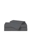 Lands' End Cannon Solid Cotton Percale Sheet Set In Black
