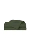 Lands' End Cannon Solid Cotton Percale Sheet Set In Green