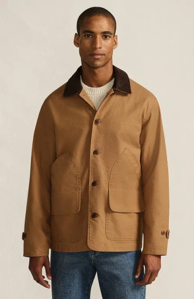 Lands' End Canvas Barn Jacket In Brown