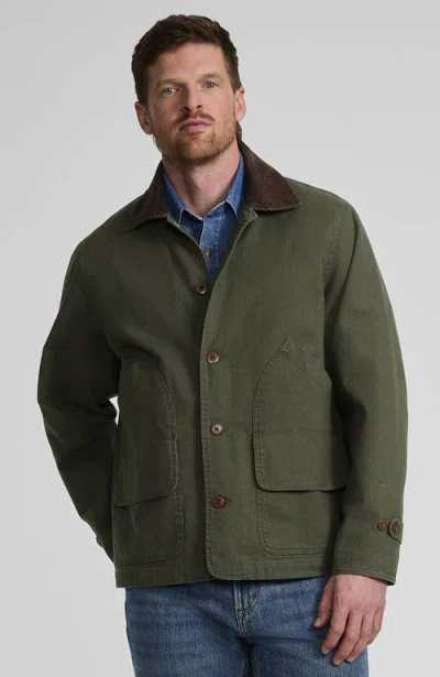 Lands' End Canvas Barn Jacket In Green