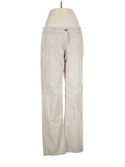 Pre-owned Lands End Canvas Casual Pants In Gray