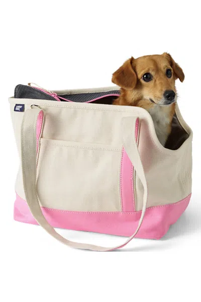 Lands' End Canvas Dog Tote Carrier In Purple