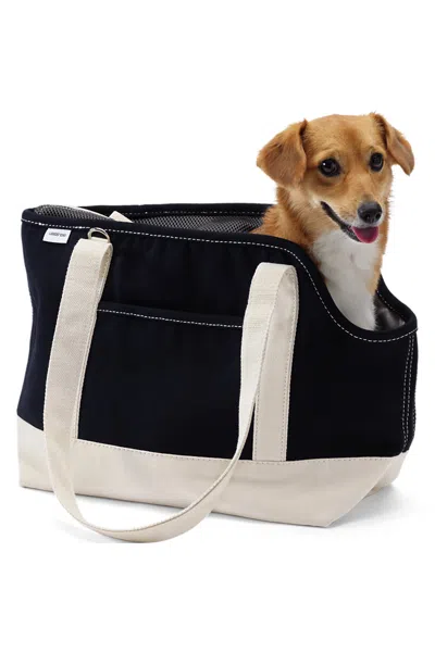 Lands' End Canvas Dog Tote Carrier In Blue