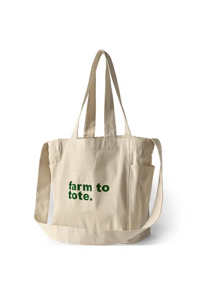 Lands' End Canvas Market Tote In Orange