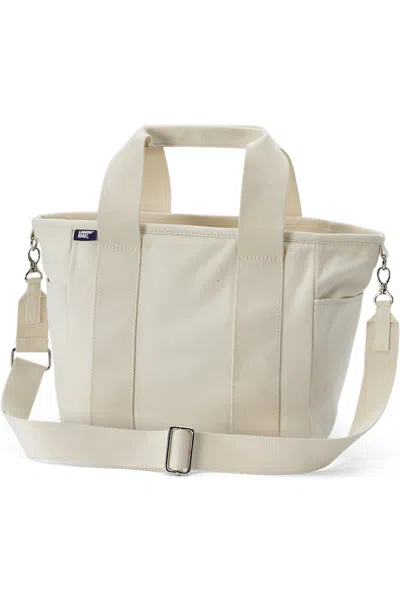 Lands' End Canvas Multiway Pocket Tote In Ivory