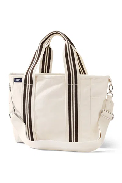 Lands' End Canvas Multiway Pocket Tote In Tan