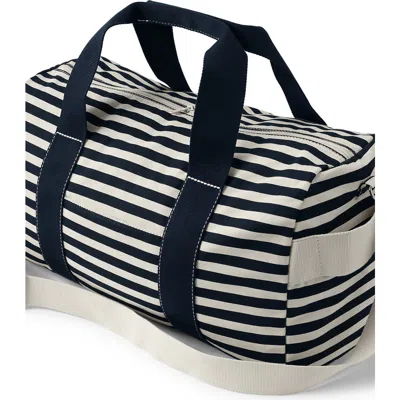 Lands' End Canvas Weekender Duffle Bag In Blue